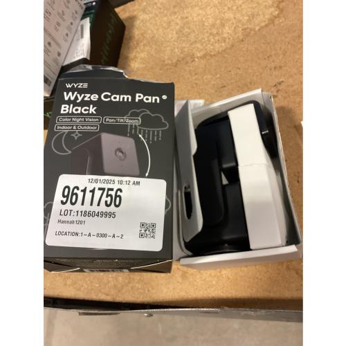 Pan V3 Wired Indoor/Outdoor 1080P HD Home Security Camera with Privacy Mode, Black