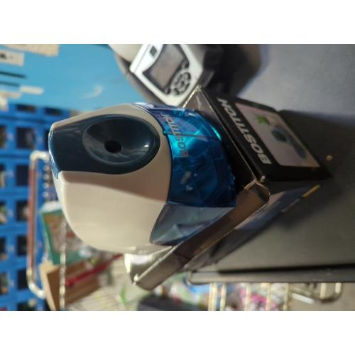 Bostitch Office Personal Electric Pencil Sharpener, Powerful Stall-Free Motor, High Capacity Shavings Tray, Blue