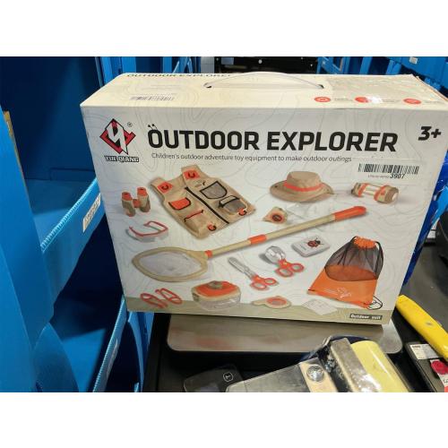 16PCS Explorer Kit & Bug Catcher Kit for Kids, Safari Costume & Camping Gear with Binoculars, Compass, Butterfly Net, Outdoor Toys STEM Gift for Toddlers, Kids Boys & Girls 3-5-7 Years Old