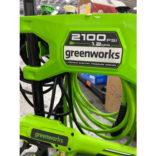 Greenworks 2100 PSI at 1.2 GPM Pressure Washer