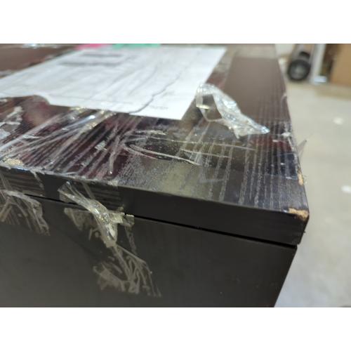 Black Desk With 2 Drawers