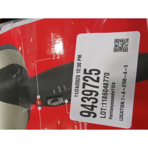 REVLON Turbo Hair Dryer | 1875 Watts of Maximum Shine, Fast Dry (Silver)