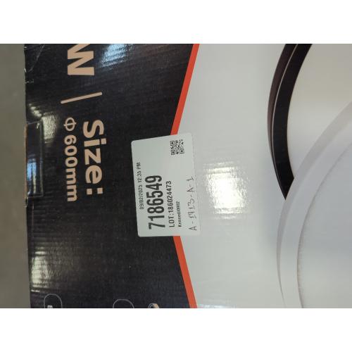 White 24 Upgraded Flush Mount Ceiling Light, 56W 5600 lm Ceiling Light Fixture with 3 CCT Selectable 3000K/4000K/ 6500K, Slim Round Surface Mount LED Light Fixture for Kitchen Bedroom Dining Hallway