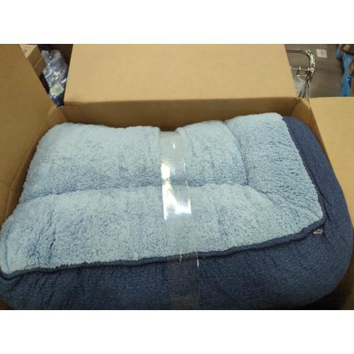 Bedsure XL Pro Orthopedic Dog Beds Large Sized Dog - Extra Thick Supportive Dogs Couch with Waterproof Washable Cover, Extra Large Comfort Pet Bed Sofa with Soft Sherpa and Nonskid Bottom, Blue, 45