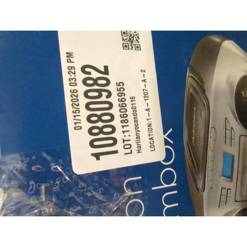 Insignia AM/FM Radio Portable CD Boombox with Bluetooth