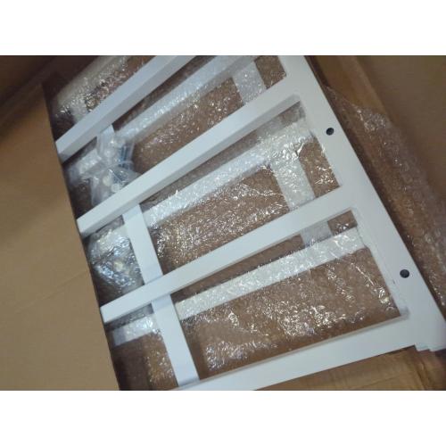 Fixed Window Safety Guard 19”x 38” *2 Pack Adjustable Width Prevents Accidental Falls,Non-Egress, Tamper Resistant Screws Included,White