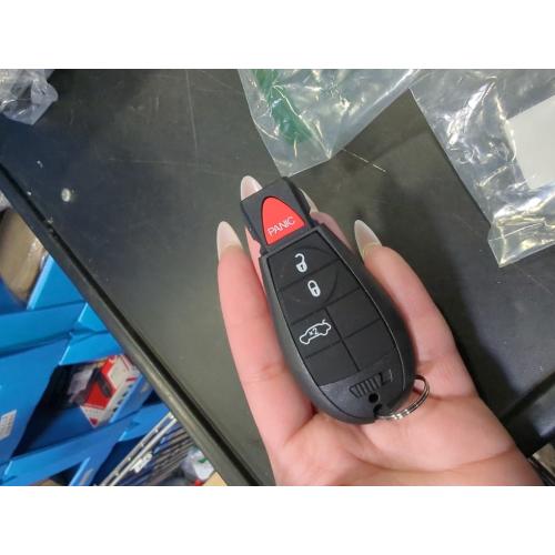 Replacement Key Fob Cover Case fit for 2013-2018 Dodge Ram 1500 2500 3500 Keyless Entry Remote Key Fob Shell GQ4-53T