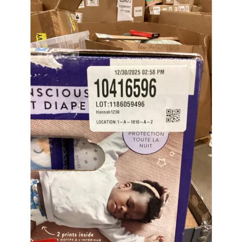 The Honest Company Size 6 Overnight Cozy Cloud and Star Signs Diapers