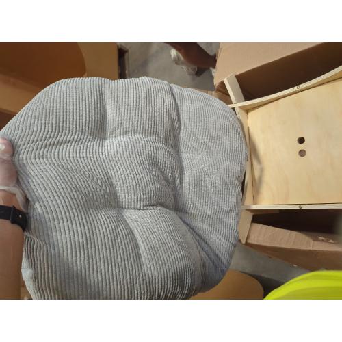 Wooden Elevated cat Hammock Bed, Featuring a Fluffy and Warm Cuddle Bed, Wooden Cat Furniture Can fit cat Scratch mat，Scratcher