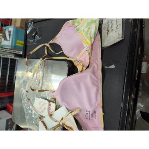 Size Large Roxy Women's Bikini Top – UPF 50 , Quick-Dry, Removable Pads, Swimsuit Top, Surf & Beachwear