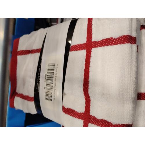 All-Clad Checked Kitchen Towel: Highly Absorbent, Super Soft Long Lasting - 100% Cotton, 17x30 Tea Towel for Cleaning & Drying Dishes, Pans, Glassware, or Countertops, (6-Pack), Chili