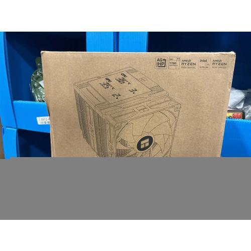 Thermalright Burst Assassin 120 Vision White CPU Air Cooler, Desktop CPU Cooler with 1500RPM Speed,320x240 Resolving Power IPS LCD Screen with 2.4in,PC Cooling for Intel lga1851/1700/115X,AM4/AM5