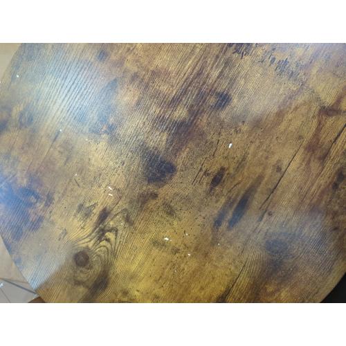 3 Piece Pub Dining Set Brown, Black, and Gray