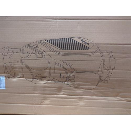 Golf Cart Bag 14 Dividers Top Clubs Organizer Lightweight with Cooler Pouch, Dust Cover and Backpack Strap