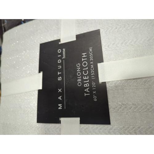 Max studio  Linen Tablecloth 60 x 120Inch - 100% Pure Linen Oyster Grey Table Cloth for Oblong Tables - , Machine Washable Cloth Tablecloth for Fall, Holiday