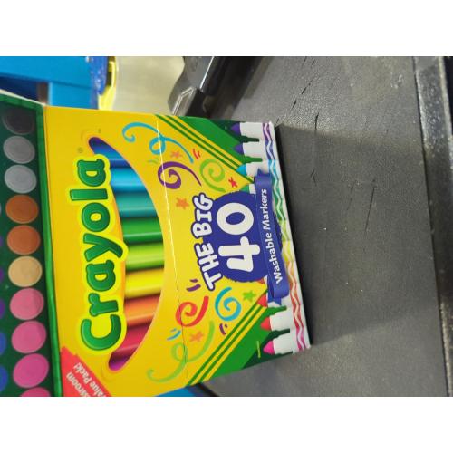 40Pack Crayola Washable Markers, Broad Line, Assorted Colors, Pack of 40