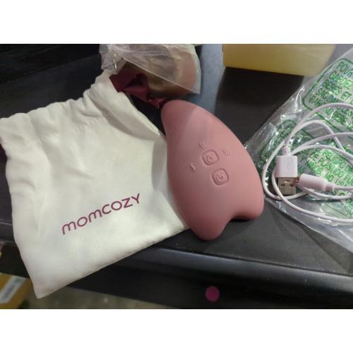 Momcozy Warming Lactation Massager Pro, 8 Vibration Modes & 4 Heating Levels, Longer-Lasting & 100s Rapid Warming Breast Massager, Quick Charging, Improves Milk Flow & Relieves Breast Engorgement