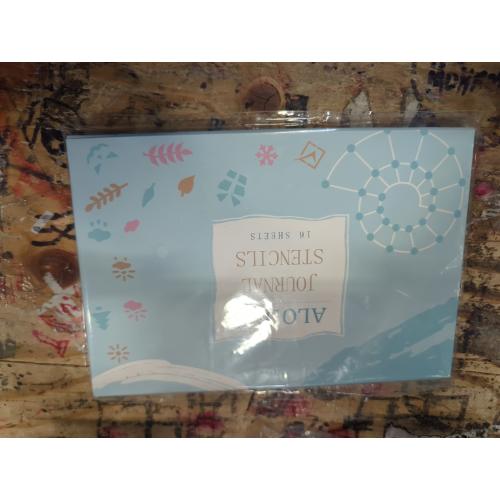 ALODNY 16 Pcs Journal Stencils Set - Time Saving Bullet Journaling Supplies/Accessories Kit -Ultimate Productivity Planner Stencil for Bullet Journal Stencils A5 Dotted Journals