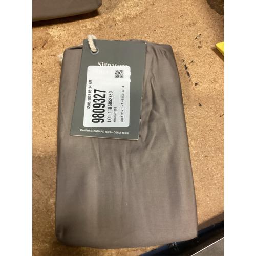 The Threadery 1000-Thread-Count Pima Cotton Standard Pillowcases in Cinder (Set of 2)