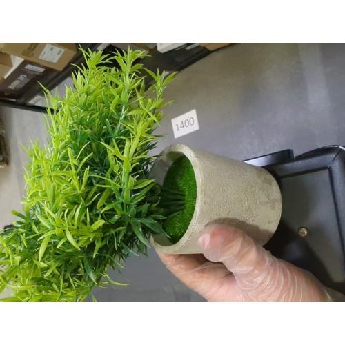 Mini Potted Fake Plants Artificial Greenery Rosemary Plants for Shelf Desk Home Bathroom Topiaries Farmhouse Bedroom Coffee Table Decor