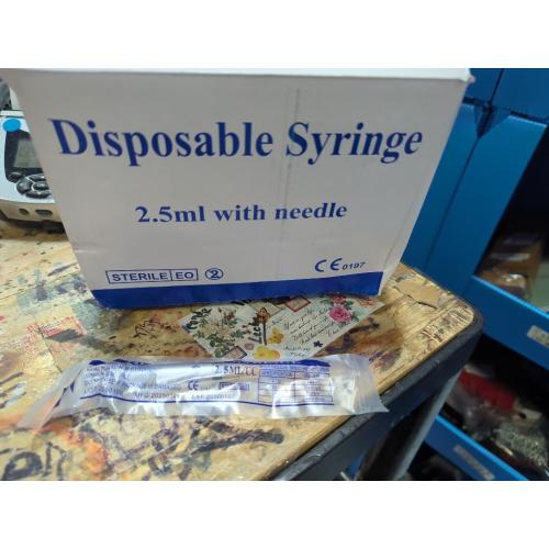 100 Pack 3ml 23Ga Plastic Syringe with Measurement for Scientific Labs, Industrial Dispensing Animal and Pet Supplies, Disposable Individually Wrapped (100, 3ml-23Ga)