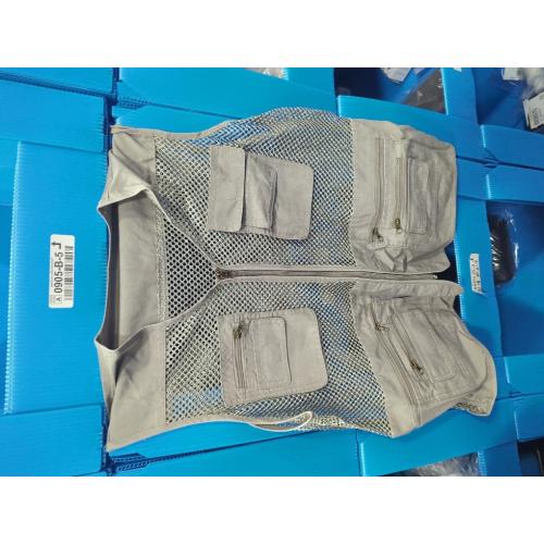 Size L Locachy Men's Summer Outdoor Work Safari Hiking Travel Photo Fishing Vest with Pockets