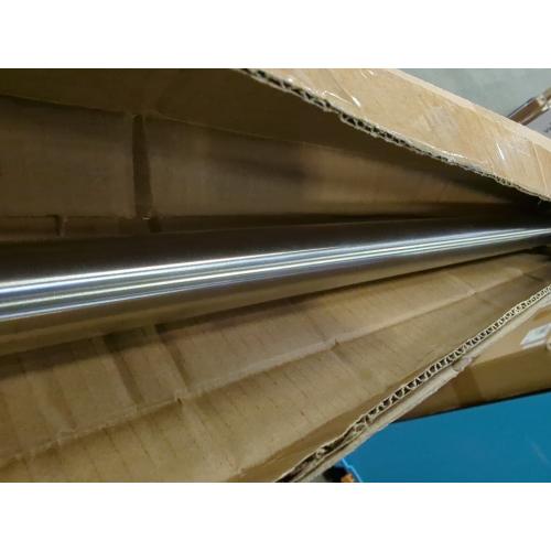 BRIOFOX Industrial Shower Curtain Rod - Never Rust Non-Slip Long Tension Shower Rod 54-90 Inch 304 Stainless Steel, Brushed Nickel