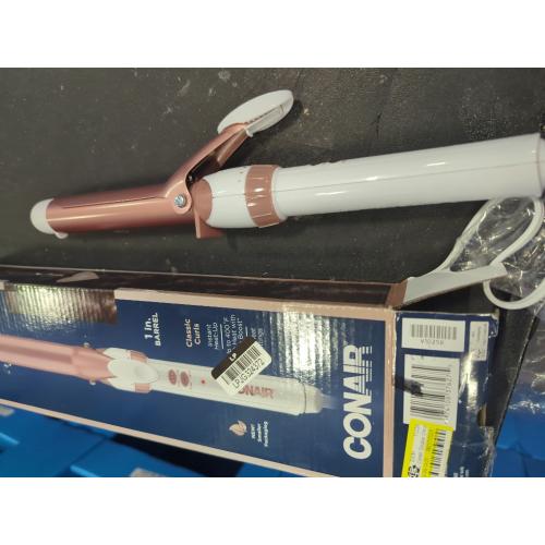 Conair Double Ceramic Gentle Rose Gold 1 Inch Curling Iron