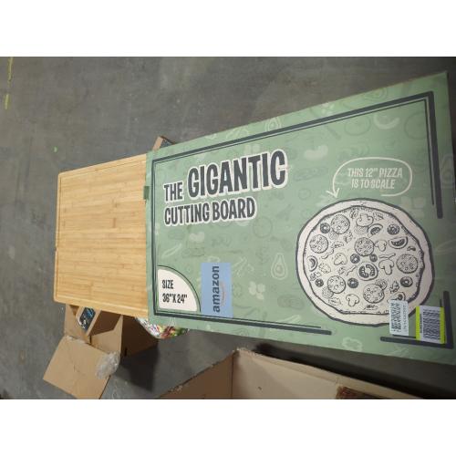 36x24 Massive Extra Large Cutting Board for Kitchen 36 X 24 by Grizzly Living - Heavy Duty Bamboo Chopping Boards for Meat, Veg & Charcuterie - Large Wooden Stove Top & Countertop (36 x 24)