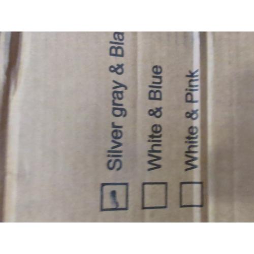 3 Step Ladder, Folding Step Stool with Tool Platform, Wide Anti-Slip Pedal and Anti-Slip Feet, Sturdiest Steel Construction, 600lbs Capacity Steel Ladder for Home Office, Grey