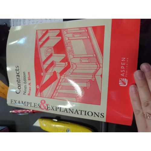 Examples & Explanations Examples & Explanations: Contracts, (Paperback)