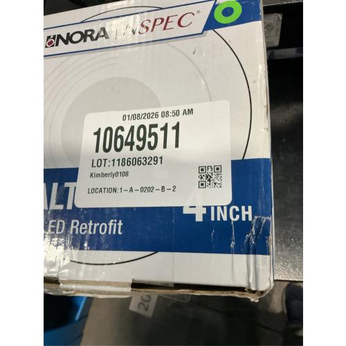 4 Cobalt Retrofit Reflector, 4000K, White, Nora NLCBC-451D40WW CCK0G (753814)
