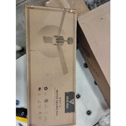 Ceiling Fan with Light Remote: 52 Inch Modern Bedroom Fans with Dimmable Tri-Color Temperature LED - Quiet Reversible DC Motor - Indoor Outdoor