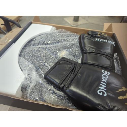 Music Boxing Machine, Interactive Punching Trainer with Boxing Gloves, Large Size Wall Mounted Electronic Boxing Target for Kids, 9 Modes & 9 Speeds