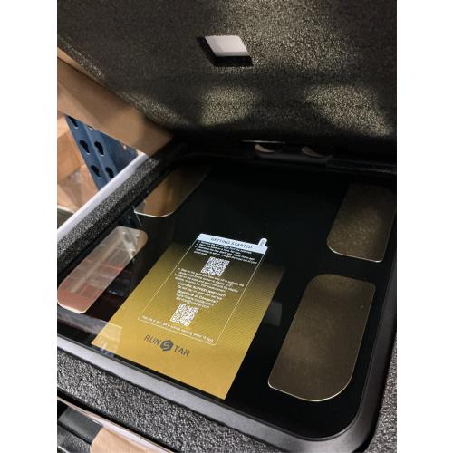 RunStar Smart Scale for Body Weight, Full-Body Bathroom Scale with 8 Electrodes for BMI, Muscle Mass, 3-Metric Display, High-Accuracy Body Composition