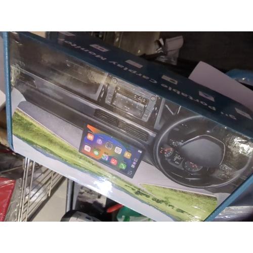 Portable Wireless with Apple CarPlay and Android Auto Screen for Car, 7 HD Touch Screen Car Stereo with Mirror Link, Bluetooth 5.2, Backup Camera, AUX,FM Transmitter for All Vehicle