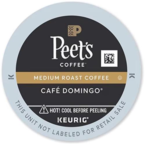 Peet's Coffee, Medium Roast Single Serve Coffee Pods, 100% Arabica Coffee - 5pc