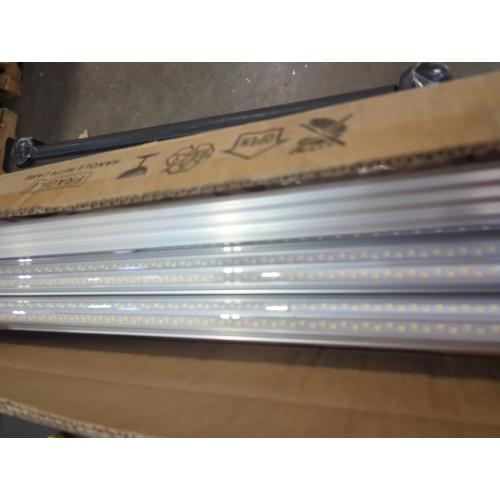 6 Pack Size 50w 4ft Led Shop Light, Super Bright 7500lm 5000k V Shape 4' Led Shop Lights, Linkable 4 Foot Led Shop Lights for Garage Warehouse, Supermarket, Basement, Barn, Storage Area