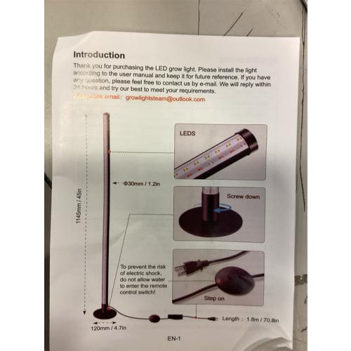 Grow Lights for Indoor Plants, 243 LEDs Plant Growing Lights with 3 Color Changing Red Blue Full Spectrum, 48inch Height Standing Indoor Plant Grow Lamp with 6/9/12H Timer for Indoor Plants