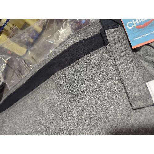 Size XL Hot Chillys Men's Color Block  Ankle Tight Midweight Body Fit Base Layer