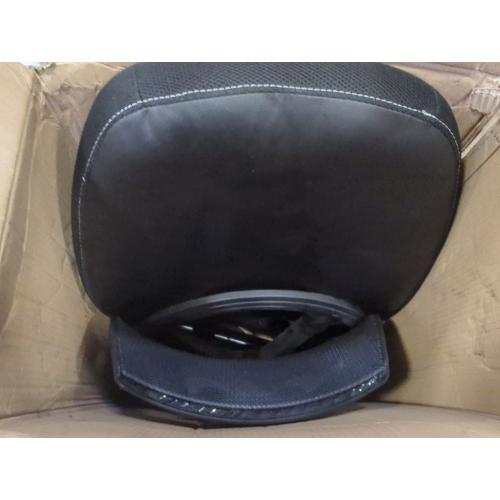 Color Black  Office Drafting Chair with Extra Seat Cushion