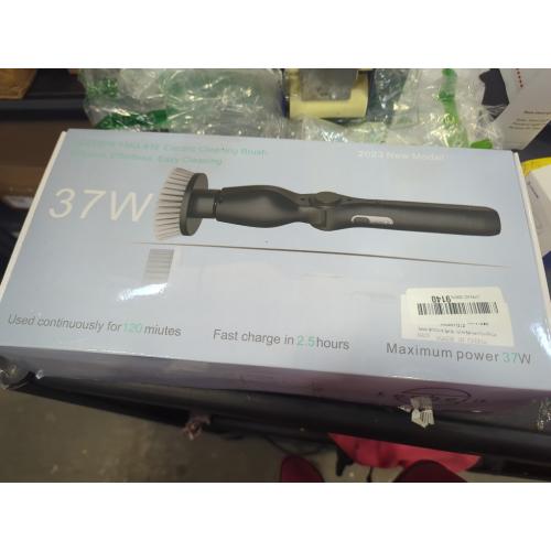 Leebein Electric Spin Scrubber, Cordless Cleaning Brush with 8 Replaceable Brush Heads, Adjustable Extension Handle, 2 Speeds & Remote Control, Power Scrubber for Cleaning Bathroom, Shower, Tub, Floor