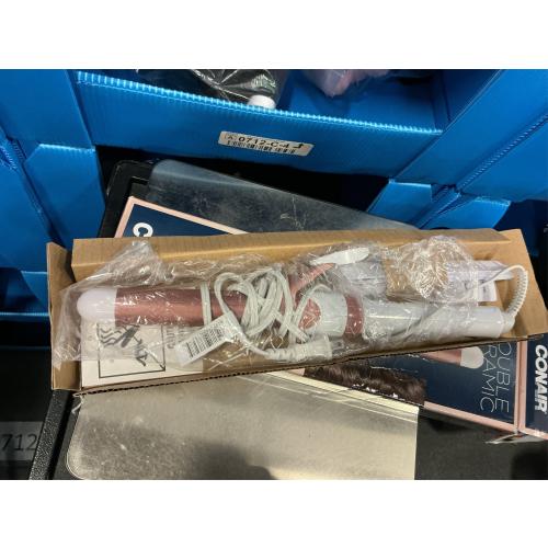 Conair Double Ceramic Gentle Rose Gold 1 Inch Curling Iron