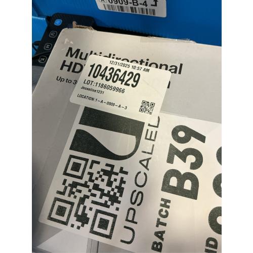 Best Buy Essentials™ - Multidirectional Indoor HDTV Antenna - 30 Mile Range - Off-white