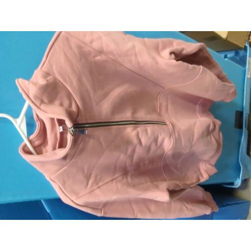 PRETTYGARDEN Women's Medium Casual Long Sleeve Lapel Zipper Sweatshirt Drawstring Loose Pullover Tops