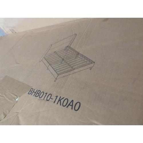 Belo Upholstered King Platform Bed White