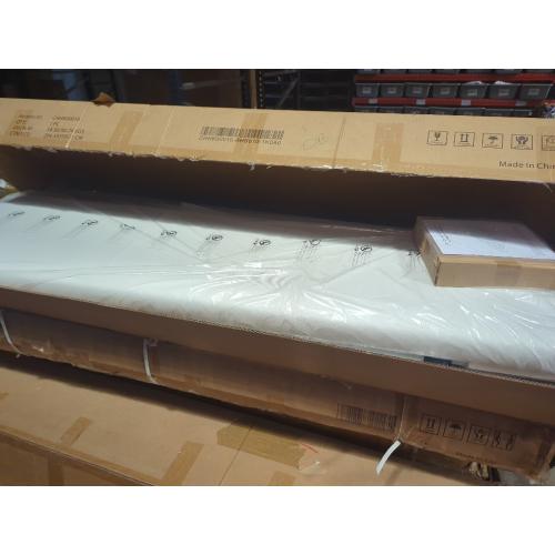 Size King Color White Belo Upholstered Platform Bed