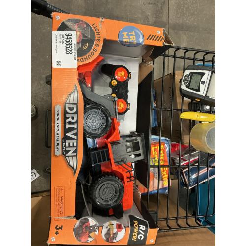 DRIVEN – Medium Toy Construction Truck with Remote Control – R/C Midrange Front End Loader