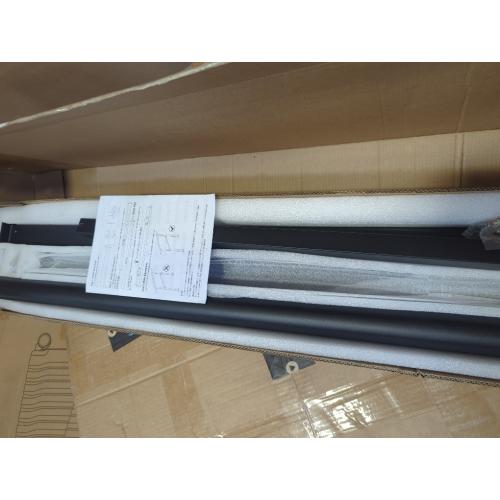 Carbon Steel Handrail for Outdoor 3 Steps, 40.6 L x 39 H, Upgraded Exterior Decking Railing for Porch, Deck, Easy to Install for Concrete/Brick/Wood, Screw Kit Included #LYFS03BK-US