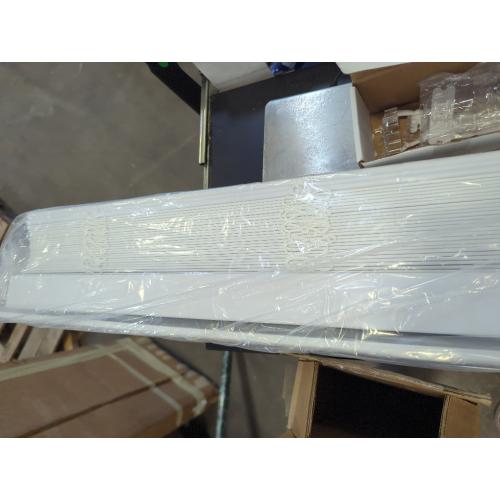 DEZ FURNISHINGS Cordless 2 Faux Wood Blind, 32 W x 48 H, White